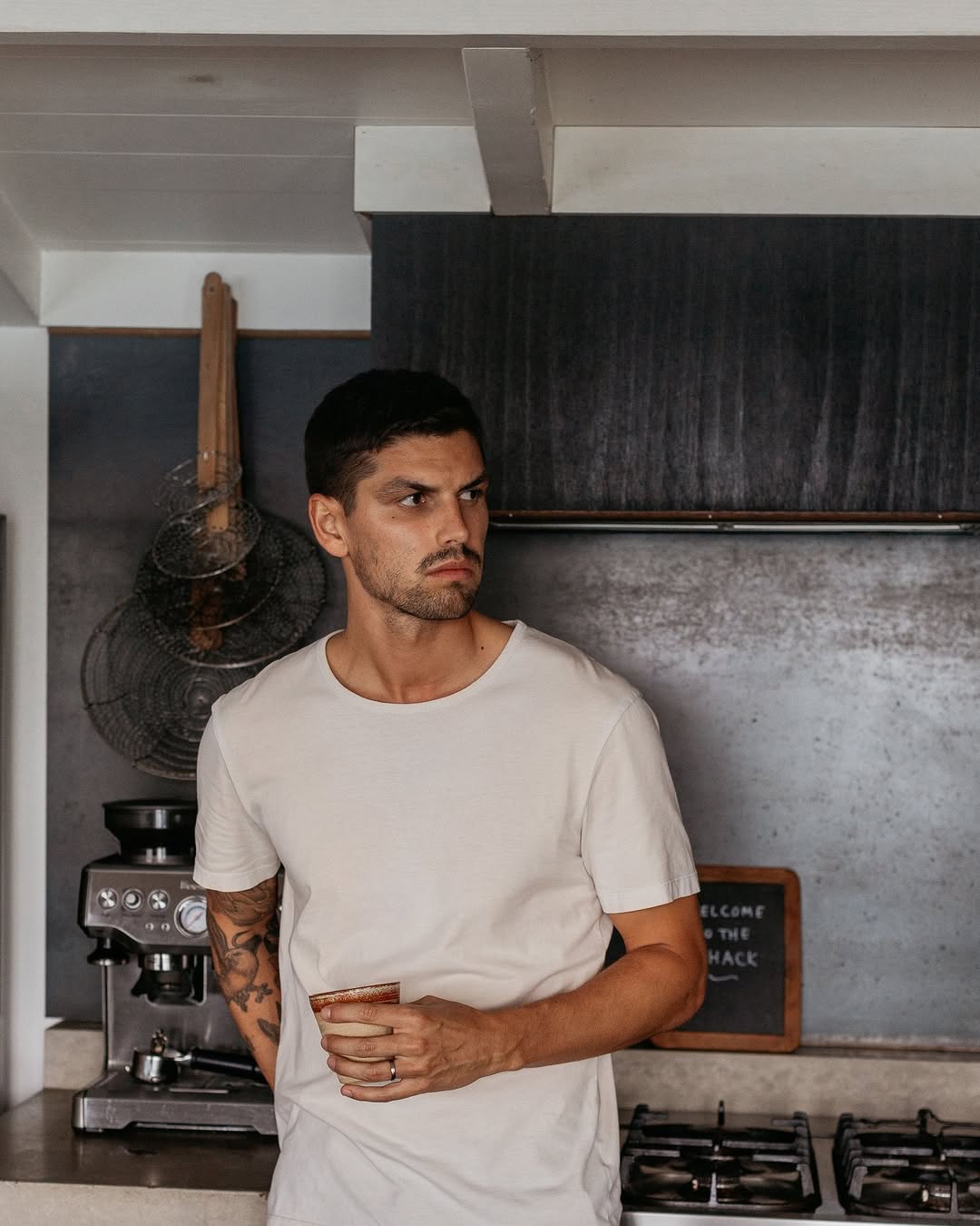 Merchandise from Asket clothing line