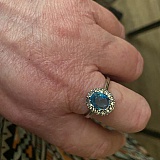 Center stone off center.