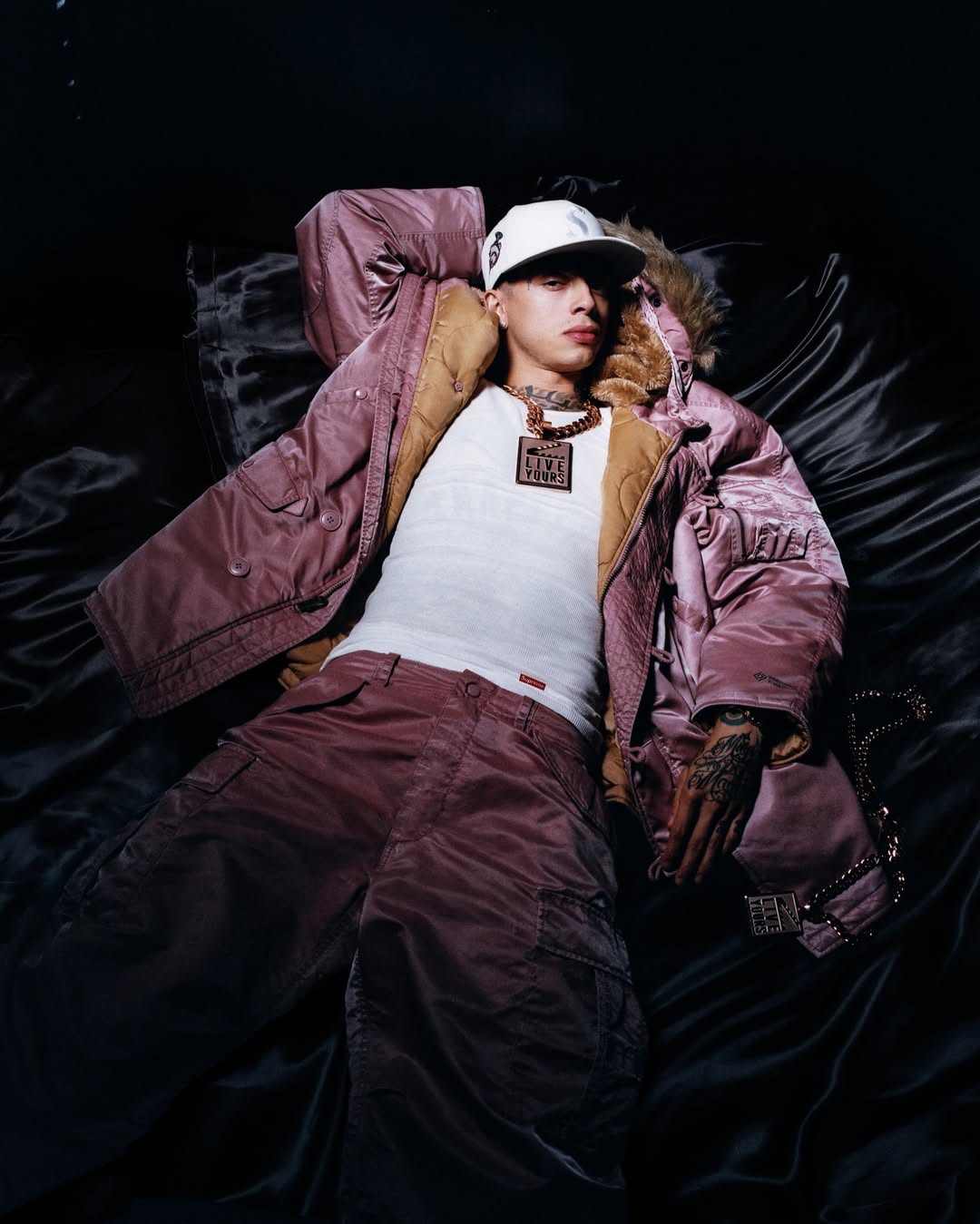 Merchandise from Supreme clothing line