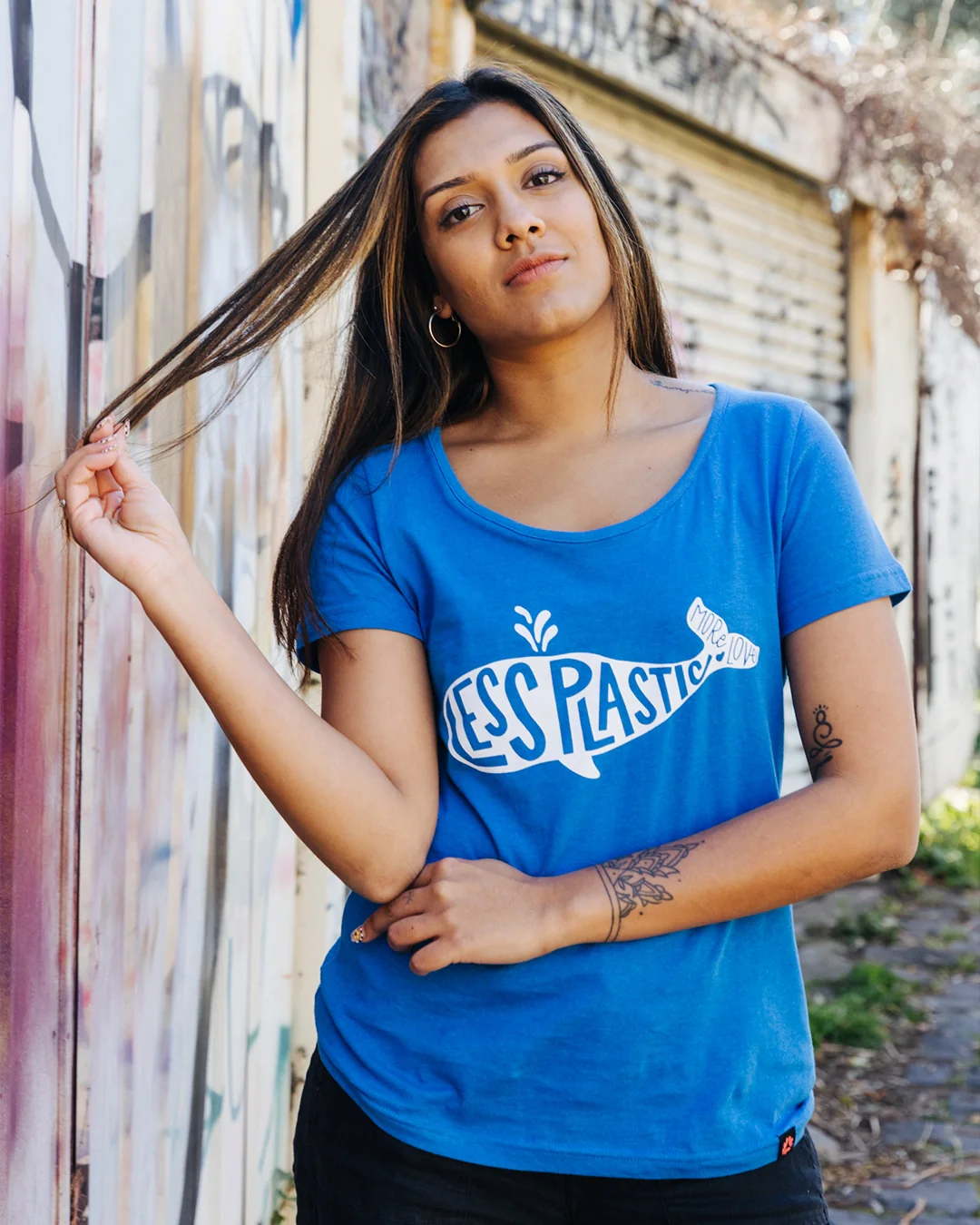 Merchandise from Etiko clothing line