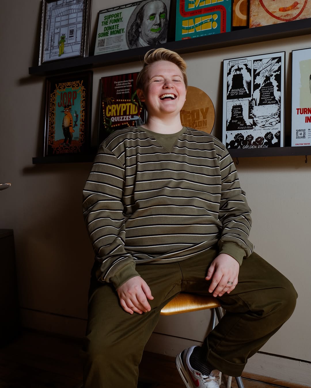 Merchandise from Peau de Loup clothing line