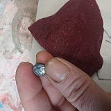 Notice the patterns on the smaller one and how it is reflecting the light that is what natural corundum is supposed to look like