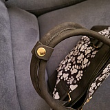A casual canvas handbag I purchased. I feel it was exactly what was advertised and I am very pleased with it. It's my new go-to casual bag.