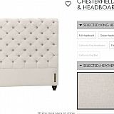 Ordered this headboard with natural color.