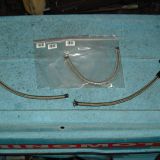 This is the result of ordering a 3-foot length of stainless braided fuel hose. And they didn't understand why this would be a problem.