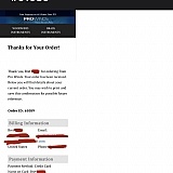 As is seen, this is the confirmation email I had received on February 4th, 2019, when I ordered from Pro Winds. It is now November 23rd, 2020 when I’m writing this review.