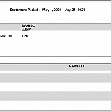 Between my deposit of $150 on 5/3/2021 and the purchase of one stock of $120 on 5/4/2021, where is the difference of $30? 10 days later (even more afterward), the credit did not show up.