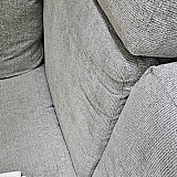 Cushions don't line up with the next cushions. They are upholstered into the job as well... can't move them either