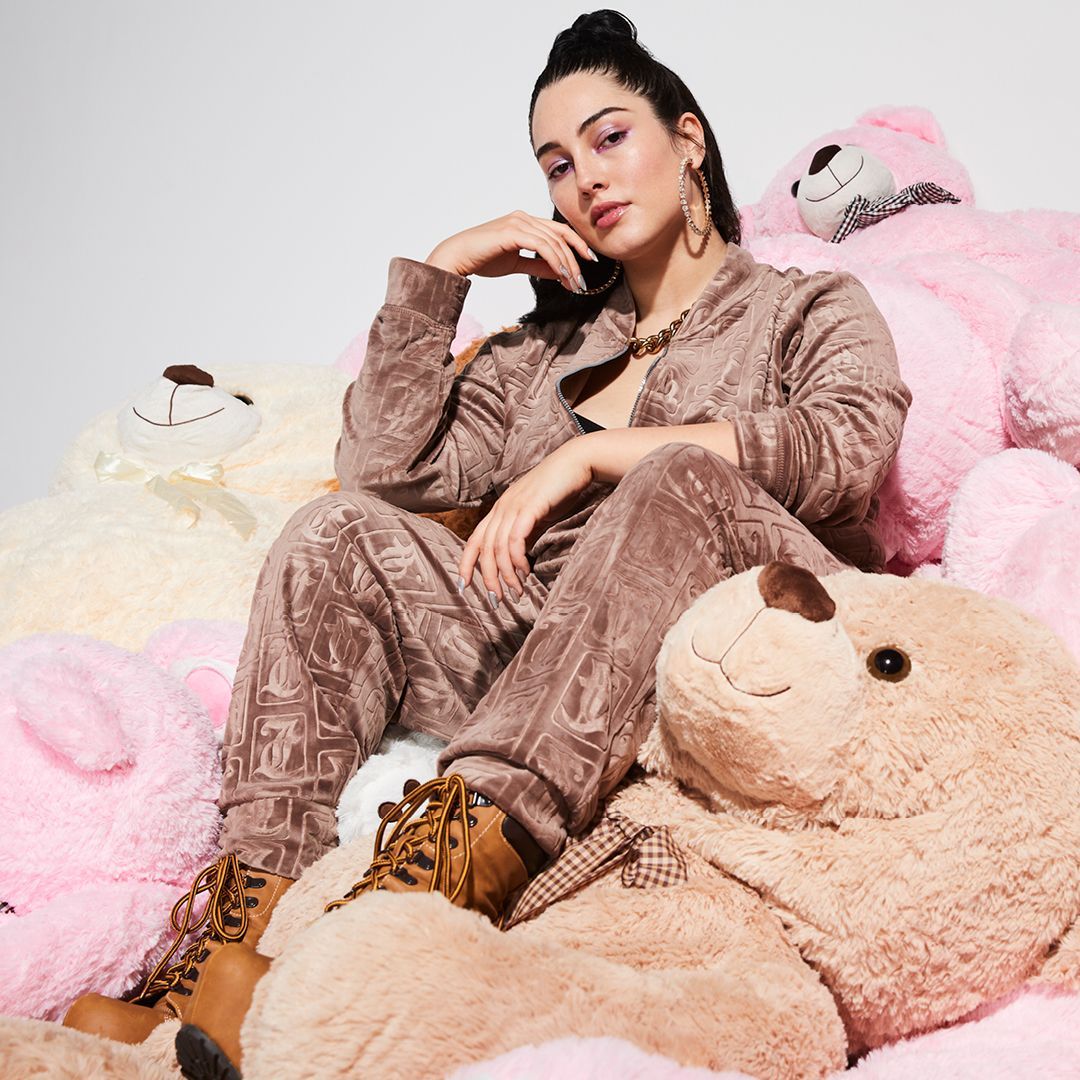 Merchandise from Juicy Couture clothing line