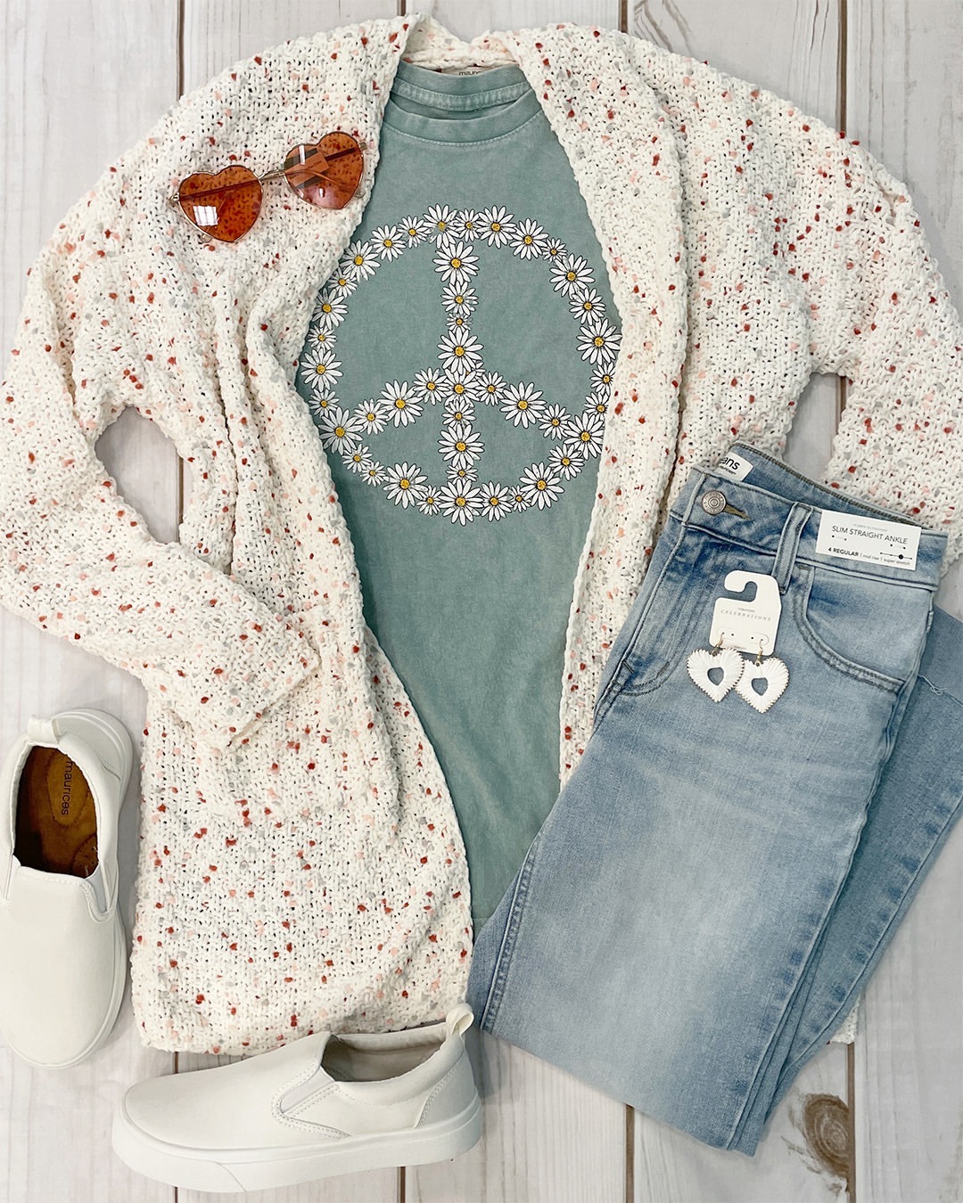 Merchandise from Maurices clothing line