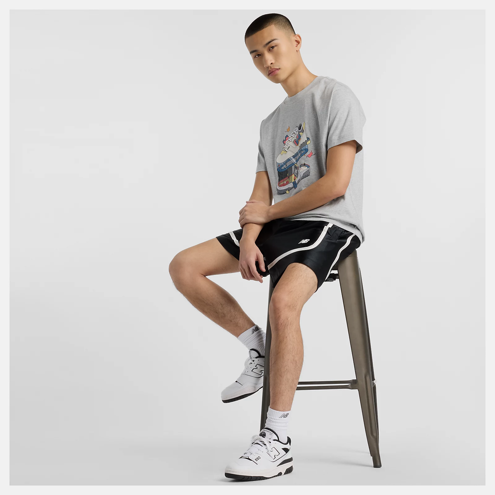 Merchandise from New Balance clothing line
