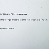 Ourtime giving me generated emails pretending to look in to things.