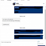 This is the reply "Nikki" sent me.