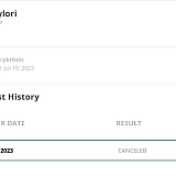 This was after I'd called and canceled the test (which is why it says cancelled.)
IF you've ever used HealthLabs you'll find that they don't send you an emailed receipt or confirmation. It all goes through the lab they connect you with.