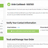 Buying process clearly showing "Floor" tickets