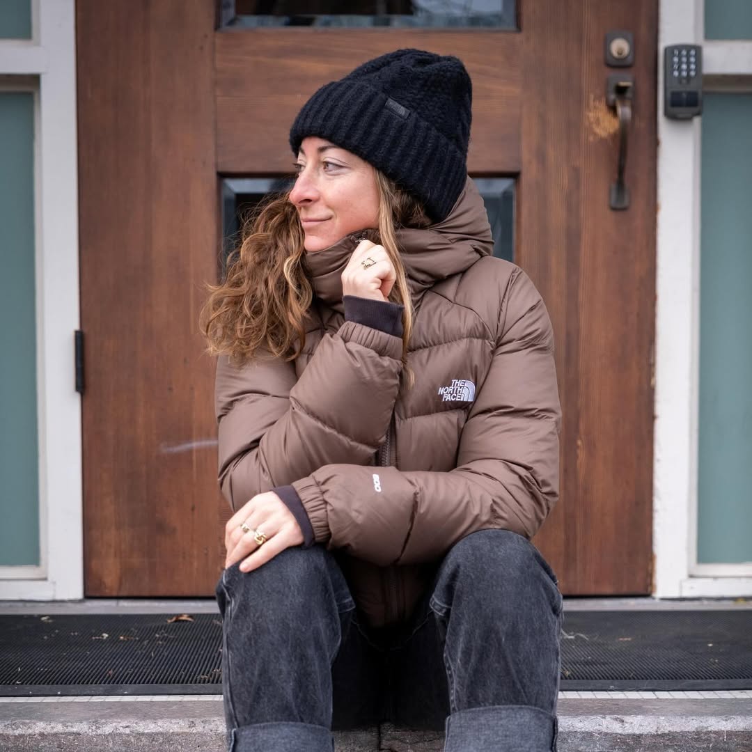 Merchandise from The North Face clothing line