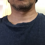 This is not wrinkled, it has a lopsided neck. Another t-shirt had a twisted torso.