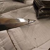 Many blades come rusted. This is one of the good blades...