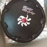 So called Black forest cake.