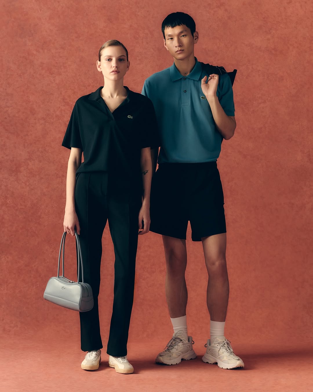 Merchandise from Lacoste clothing line