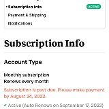 No option to cancel auto renewal from the account settings.