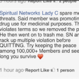 I never talked trash about anything, I did not violated any terms, but hey, I can't defend myself anymore, so hope the people will look through this...