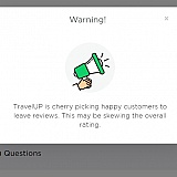 An explanation why TravelUp is not getting even worse scores...