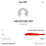 I paid, but instead it is 462 XRP and not 770? Did I fall for a scam?