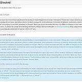 This shows what I was banned for. Tell me how this makes sense?