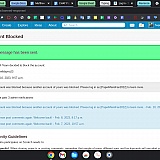 An appeal that I've sent through my alt after contacting ceebee, a member of the Scratch Team about lifting my block.

It failed because I accidentally told them in the appeal form that I was "hacked".