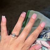 They did say black gold is just white gold plated in black rhodium and that it would eventually wear off. Black gold isn’t really an option in most jewelry stores for that reason but I was okay with knowing that it would eventually just be white gold.