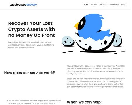 Cryptoassetrecovery