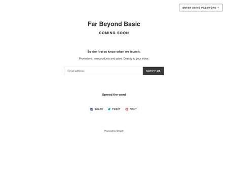 Far Beyond Basic
