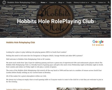 Hobbits Hole Roleplaying Games
