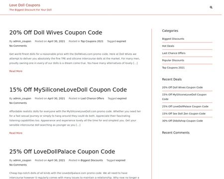 Lovedollcoupons